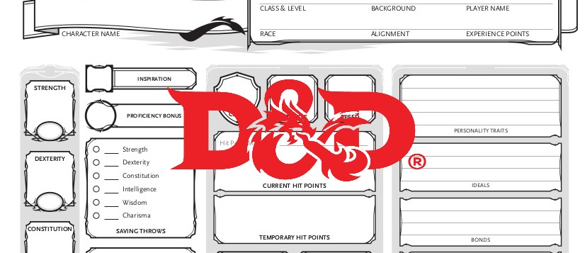 D&D5e: una scheda del personaggio per ogni occasione